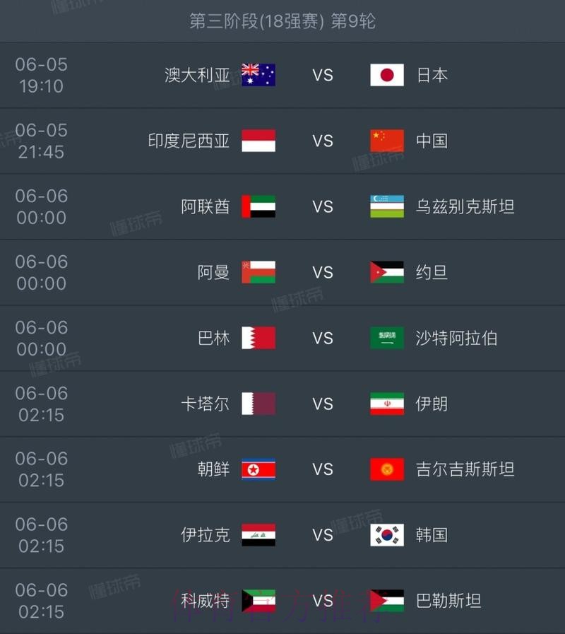 2026世界杯赛程今日 2026世界杯赛程今日